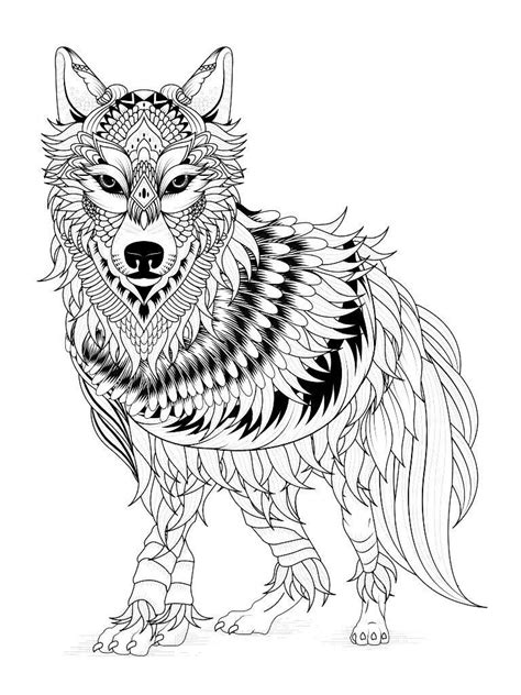 wolf coloring pages coloringrocks pagine da colorare mandala