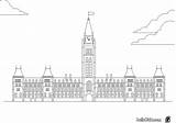 Parliament Canada Coloring Drawing Pages Color Hellokids Houses House Building Kids Drawings Print A4 Paintingvalley Choose Board sketch template
