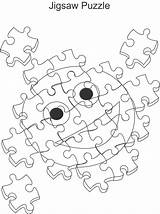 Puzzle Puzzles Coloring Jigsaw Pages Printable Kids Drawing Colouring Color Print Children Clipart Getdrawings Getcolorings Collection Popular Toys Puzzl Coloringhome sketch template