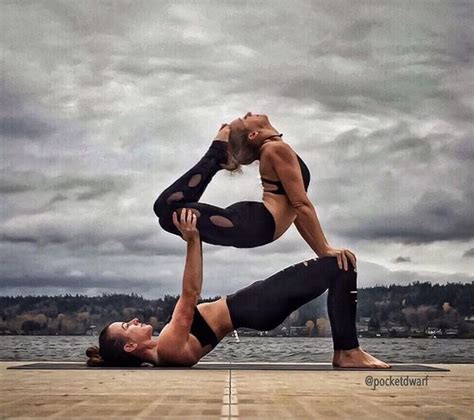 pinterest insta daviescaite partner yoga poses easy yoga