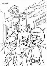 Incredibles Coloring Pages Disney Print sketch template