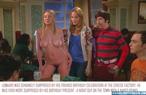 kaley cuoco public naked body fake 005 kaley cuoco fakes luscious