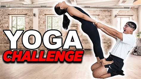 couples yoga challenge hilarious new hairstyle youtube