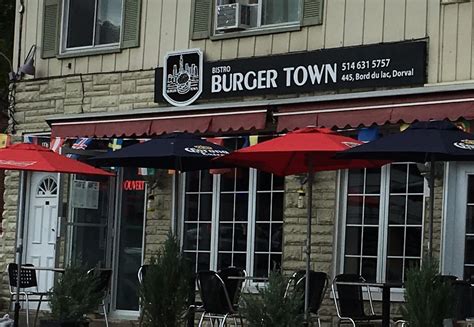 burger town menu hours prices  ch du bord du lac dorval qc