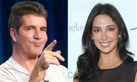simon cowell pregnant lover escaped naked to avoid being