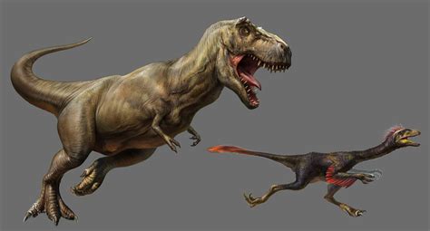 jurassic giants tyrannosaurus  prey  art  eldar zakirov