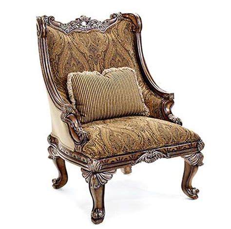 Bt 062 Classical Italian Mahogany Accent Arm Chair Accent Seating