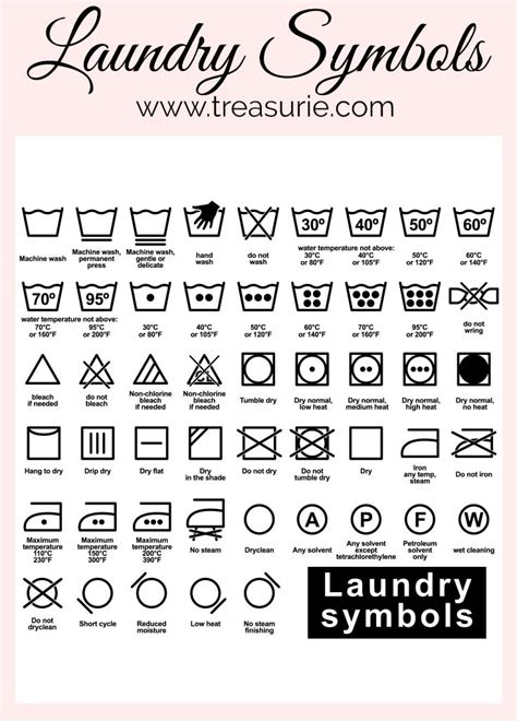 printable cute laundry symbols printable word searches