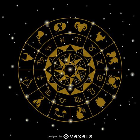 descarga vector de dibujo de los signos del zodiaco