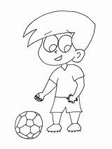 Coloring Soccer Sports Pages Print Book Advertisement sketch template