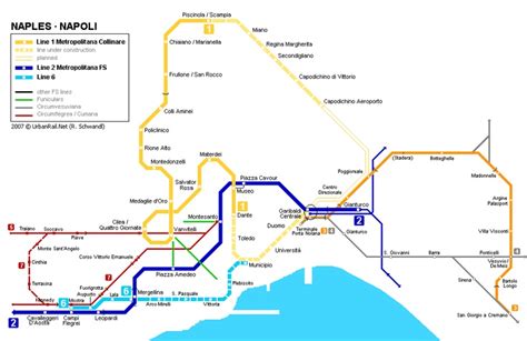napoli metro underground map travel memories naples