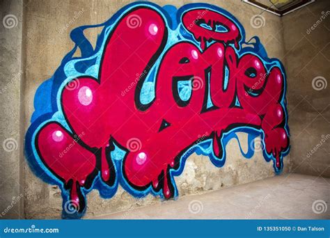 graffiti  word love   wall editorial image image  design