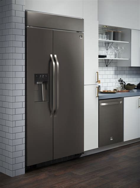 lg studio black stainless built  refrigerator  thoughtful place