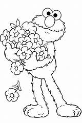 Pages Coloring Elmo Printable Getcolorings Color sketch template