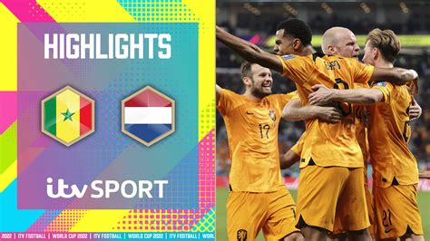 highlights netherlands see off senegal to seize control of group a in
