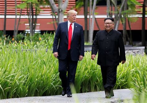 scenes  donald trumps summit  kim jong   world  thought    mirror