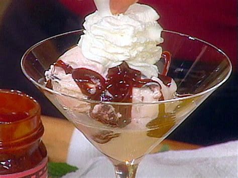 black cherry ice cream with chocolate sauce recipe rachael ray food