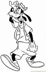 Mickey Mouse Coloring Pages Printable Goofy Color Cartoons sketch template