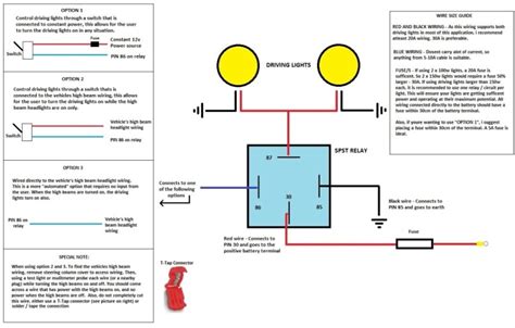 wiring diagram relay fog lights