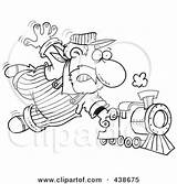 Train Steam Engineer Locomotive Cartoon Clip Onto Holding Fast Outline Toonaday Royalty Illustration Rf Clipart Driver 2021 sketch template