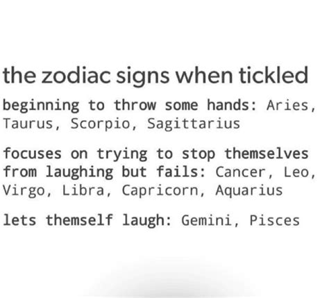 signs when tickled zodiac signs zodiac sign libra zodiac signs cancer