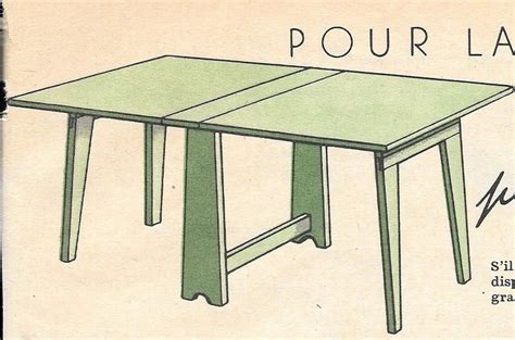 table pliante vintage en bois  faire soi meme table pliante table pliante bois table