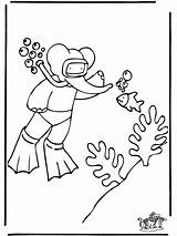 Coloring Pages Diving Babar Coloringpages1001 Sea Advertisement sketch template