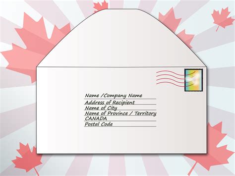 addressing a letter to canada letter