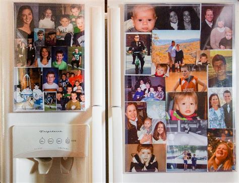 fridgemag 16 x 24 magnetic collage photo frame large refrigerator magnet picture