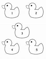 Coloring Ducks Little Five Pages Printable Color Print Colouring 2500 Largest Welcome Than Collection Kids sketch template