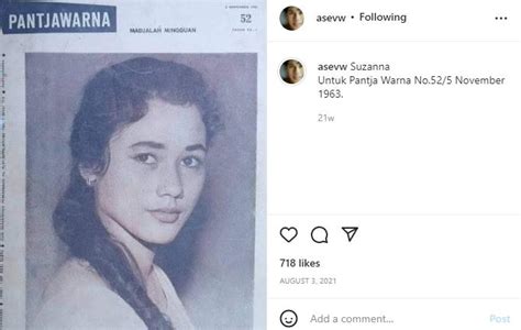 Foto Muda Suzanna Tahun 1963 Bikin Pangling Netizen Cantiknya Misterius