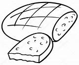Bread Loaf Illustration French Stock Drawing Cartoon Depositphotos Getdrawings Vector sketch template