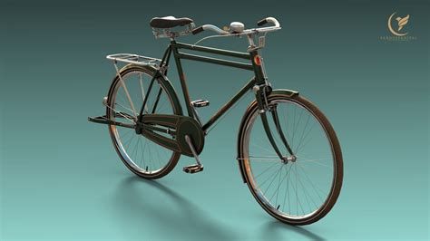 model hercules bicycle cgtrader