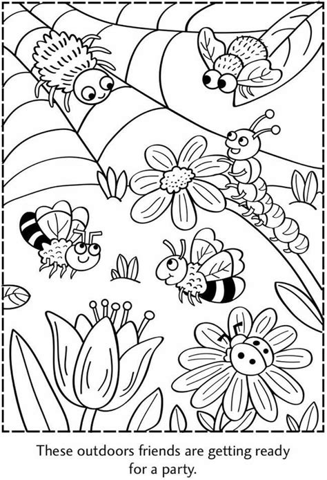 pin  diana simona  insecte insect coloring pages bug coloring