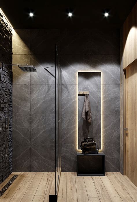 interior design shower room behance