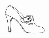 Zapatos Colorear Elegantes Sapatos Zapato Disegno Como Desenho Calzado Bolsos Sandalias Busco Modelli Orihuela sketch template