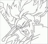Trunks Dragon Ball Super Coloring Pages Saiyan Drawing Goku Gohan Vegeta Template Getdrawings sketch template