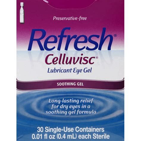 Refresh Celluvisc Lubricant Eye Gel 0 01 Fl Oz Instacart