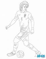 Coloring Luiz David Soccer Pages Printable Print Color Players Hellokids sketch template