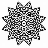 Mandalas Estrellas Simbología Tatuar sketch template