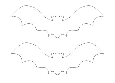 bat wings cut  template