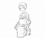 Fuuka Yamagishi Persona Arena Suits sketch template