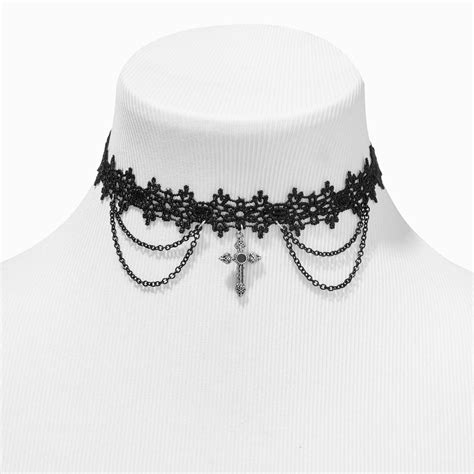 velvet choker necklace black icing  atelier yuwaciaojp