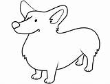 Corgi Coloring Pages Funny Printable Dog Pembroke Welsh Puppy Categories Kids Dogs Supercoloring Template Public sketch template