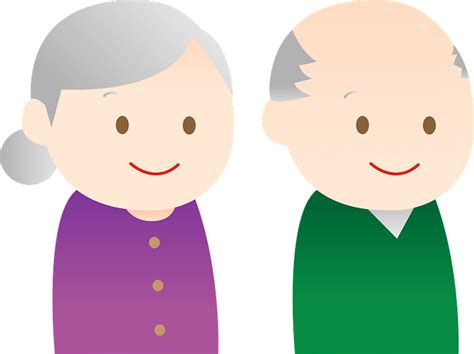Old Couple Svg
