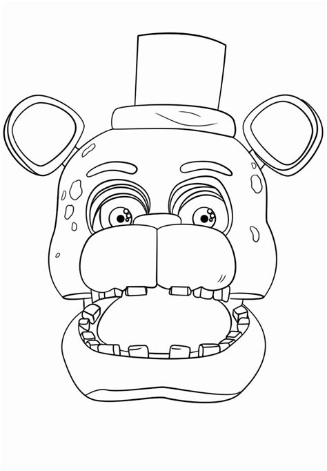 nights  freddys coloring pages foxy