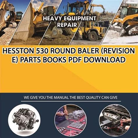 hesston   baler revision  parts books   service manual repair manual