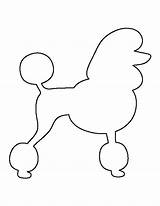 Poodle Pattern Skirt Printable Outline Template Dog Applique Stencils Patternuniverse Patterns Crafts Templates Kids Drawing Use Print Creating Cut Sewing sketch template