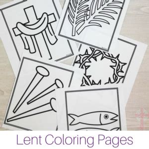 lent coloring pages  catholic kids  kennedy adventures