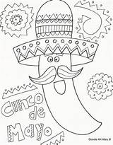 Alley Mexican Sombrero Coloringpagesfortoddlers Thesprucecrafts Kindergarten Everfreecoloring Thebalance sketch template